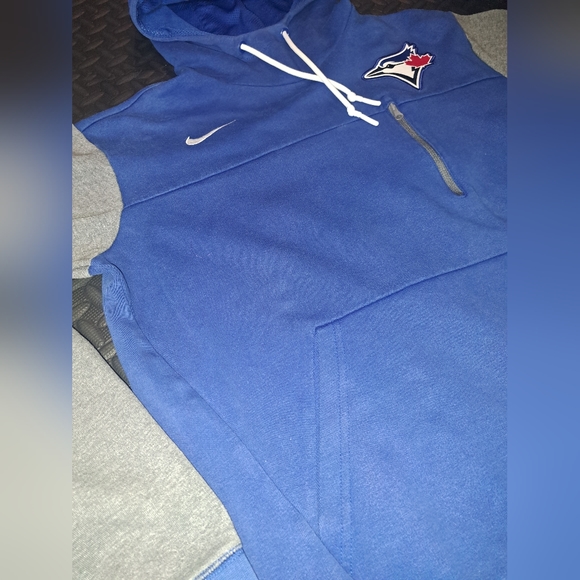 Nike × Toronto blue jays pull over atheltic hoodie - Picture 12 of 16